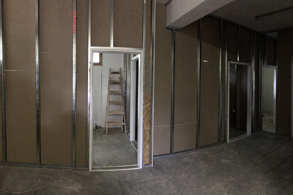 Bau Lebensmittelgeschäft mit Café