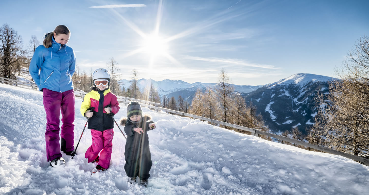 Familienurlaub im Winter © Ferienregion Salzburger Lungau