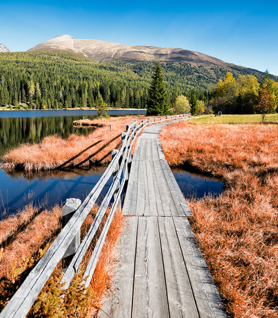 Die Landschaft im Herbst © Ferienregion Salzburger Lungau