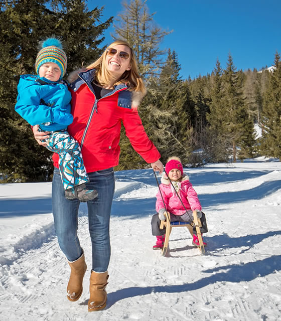Schlittenfahren © Ferienregion Salzburger Lungau