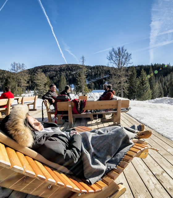 Skihütte mit Terrasse © Ferienregion Salzburger Lungau
